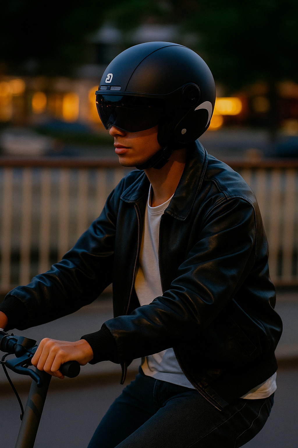 Casque vélo à visière