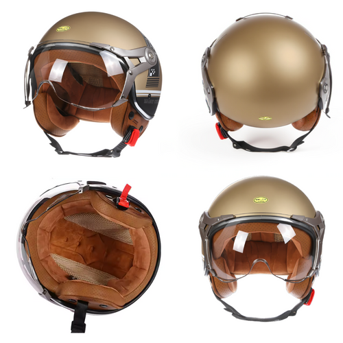 Casque Vintage avec Visière pour Vélo et Trottinette électrique  - TT.CO